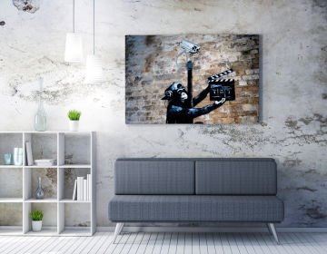 Lights Camera Monkey | Banksy