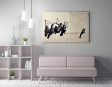 Racist Birds | Banksy