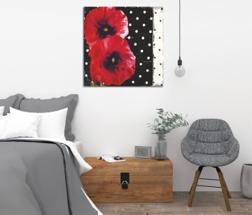 GELİNCİK KANVAS TABLO