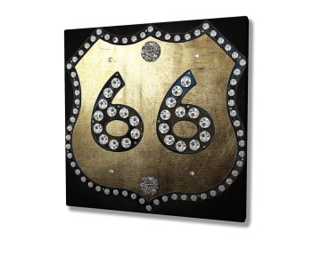 ROUTE 66 KANVAS TABLO