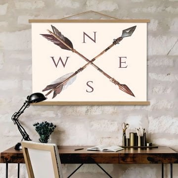 Askılı Kanvas Poster