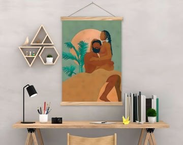 Askılı Kanvas Poster