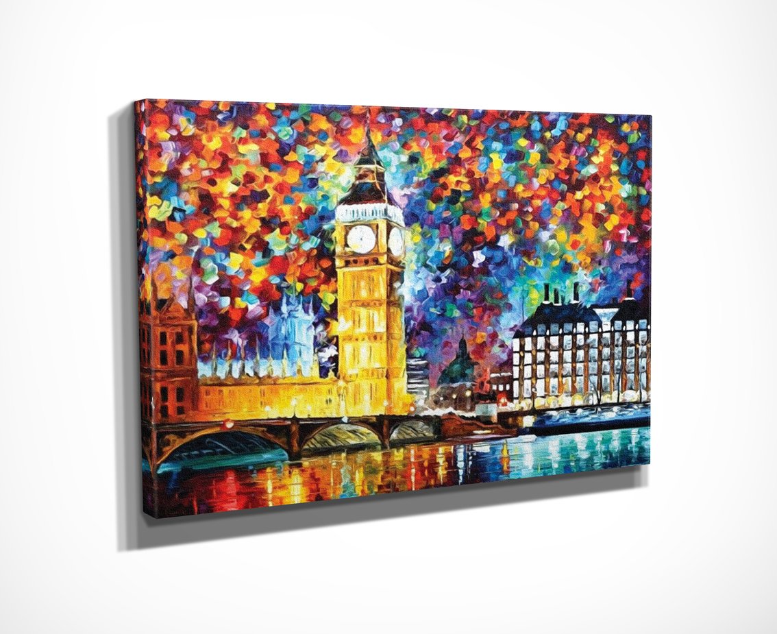 Big Ben Oil Painting Kanvas Tablo