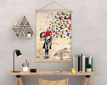 Askılı Kanvas Poster