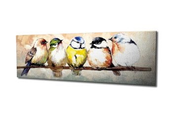 DALDAKİ KUŞLAR KANVAS TABLO