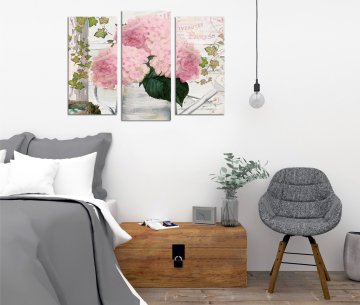 VINTAGE FLOWERS KANVAS TABLO