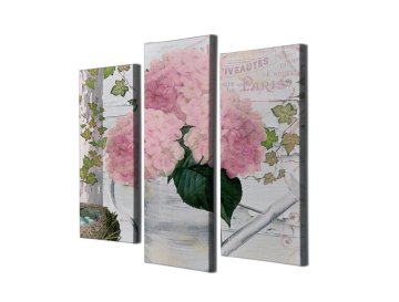 VINTAGE FLOWERS KANVAS TABLO