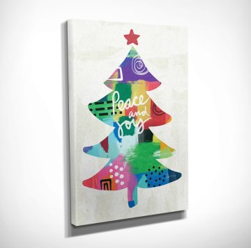 CHRISTMAS TREE KANVAS TABLO
