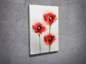 Gelincikler Kanvas Tablo