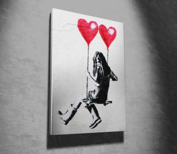 Salıncakta Kız | Banksy