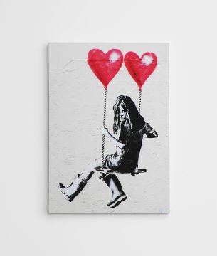 Salıncakta Kız | Banksy
