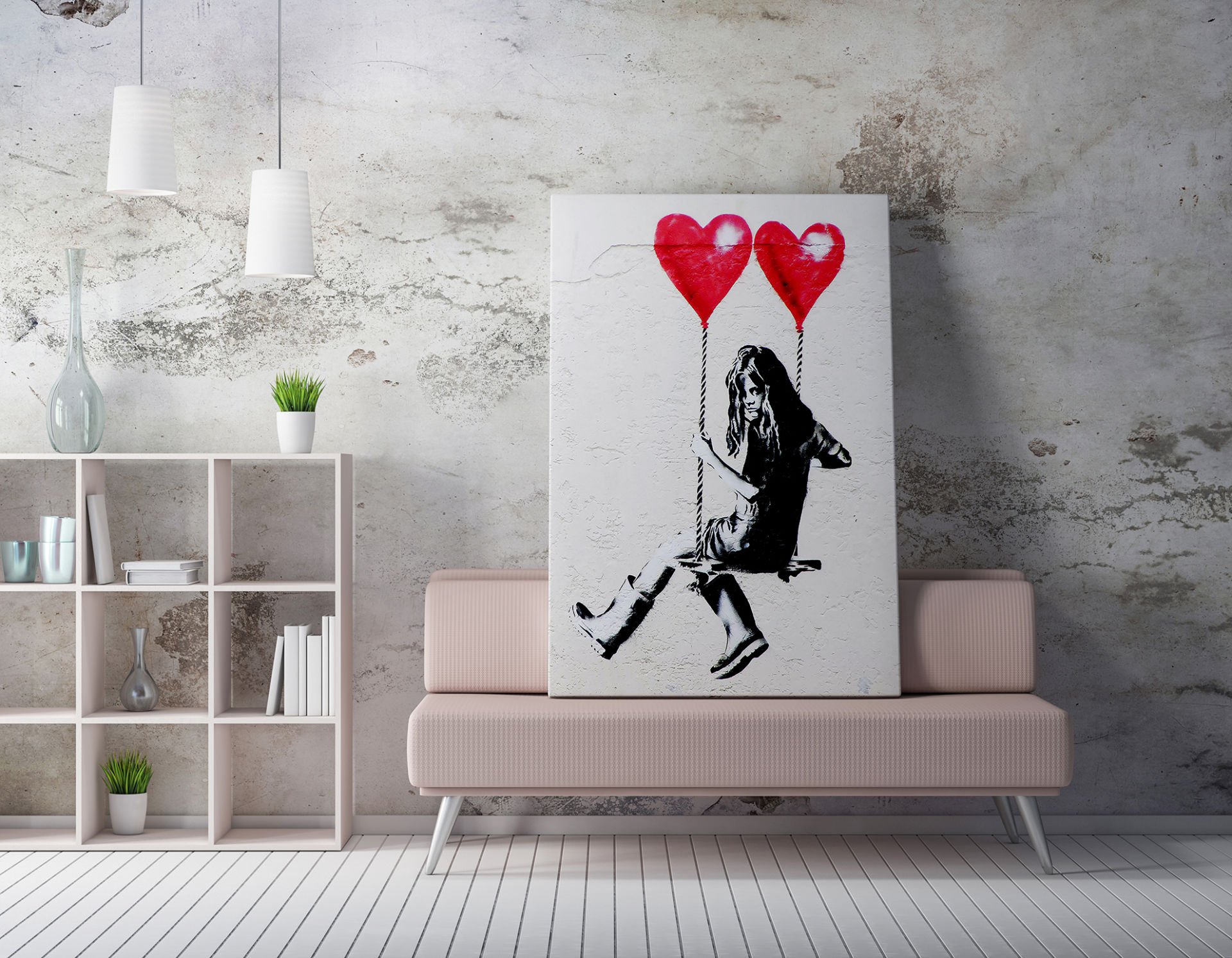 Salıncakta Kız | Banksy