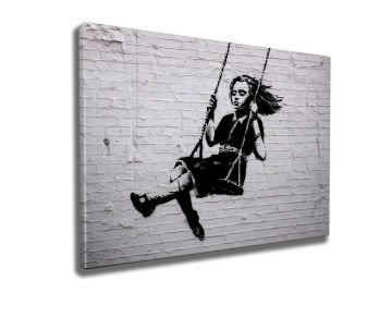 Salıncakta Kız | Banksy