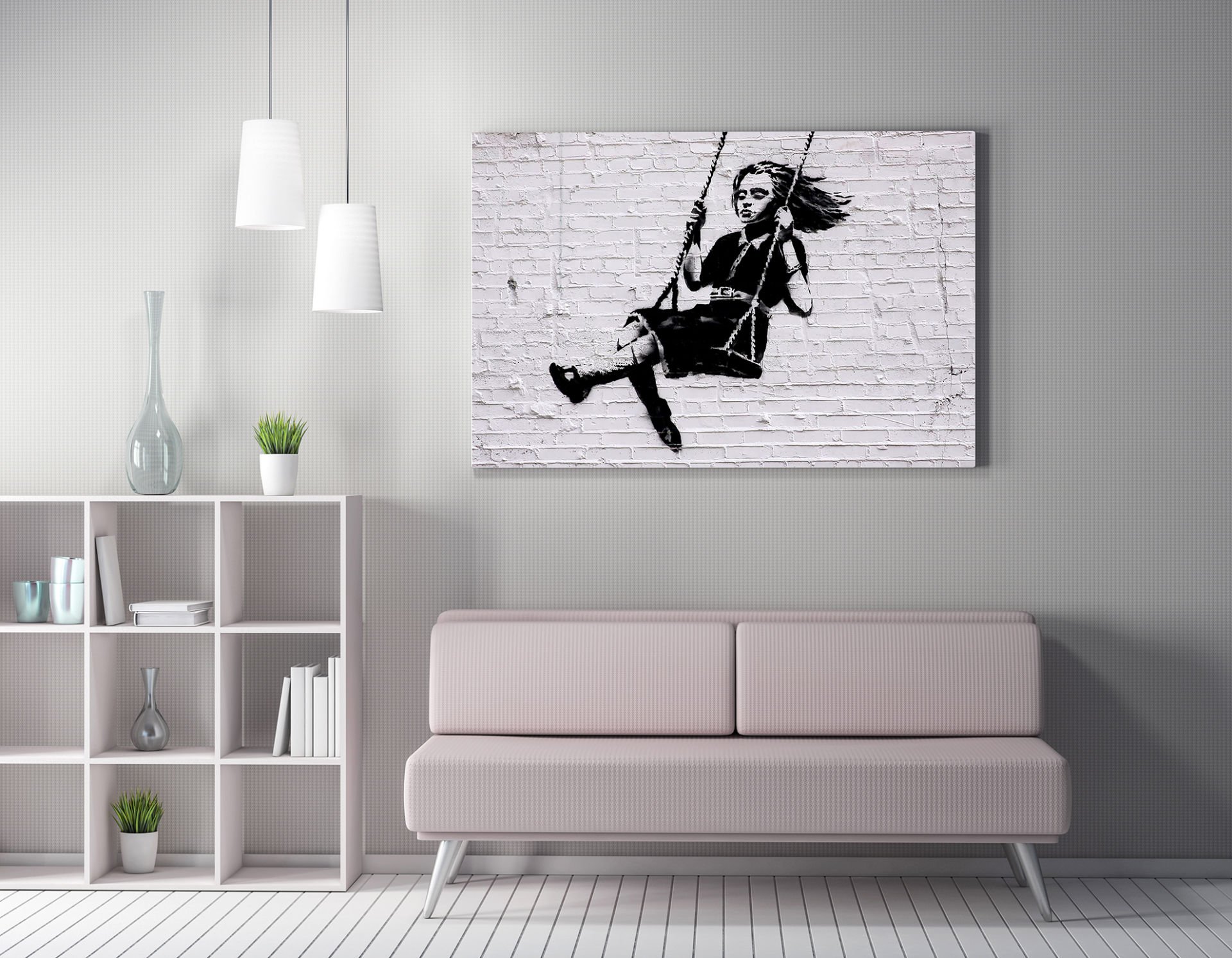 Salıncakta Kız | Banksy