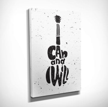 I Can and I Will Kanvas Tablo