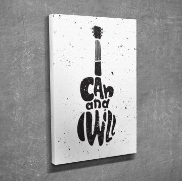I Can and I Will Kanvas Tablo
