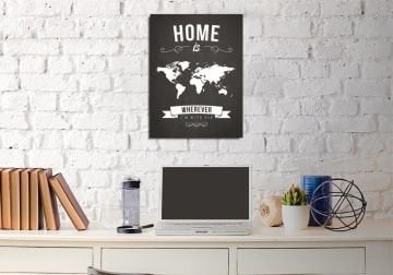 Home is Wherever Kanvas Tablo