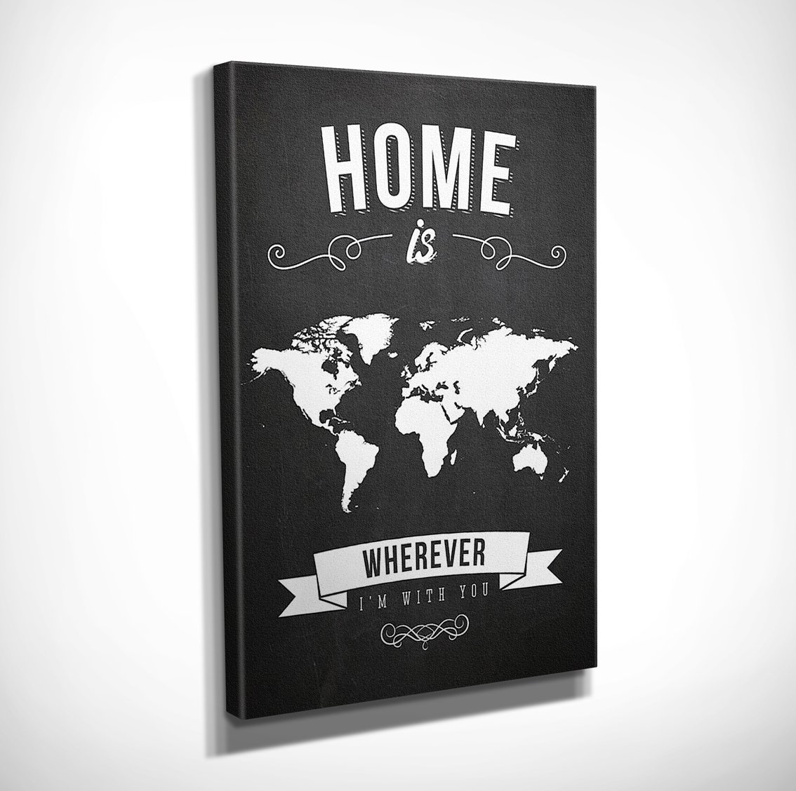 Home is Wherever Kanvas Tablo