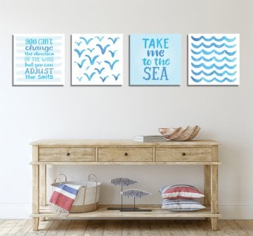 'Take me to the Sea' Kanvas Tablo
