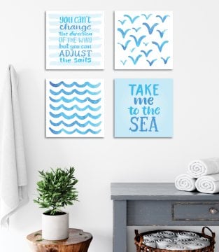'Take me to the Sea' Kanvas Tablo