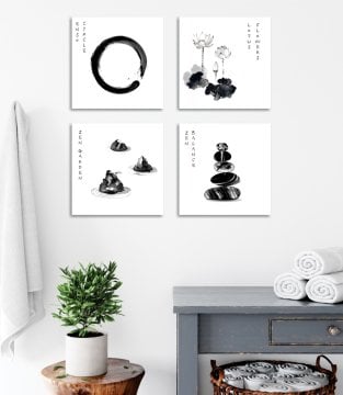 Zen Balange Kanvas Tablo