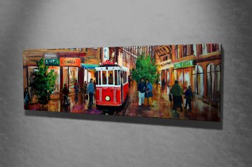 Tramvay Kanvas Tablo