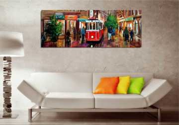Tramvay Kanvas Tablo