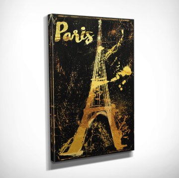 PARİS VE EIFFEL KANVAS TABLO