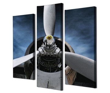 Uçak Pervanesi Kanvas Tablo