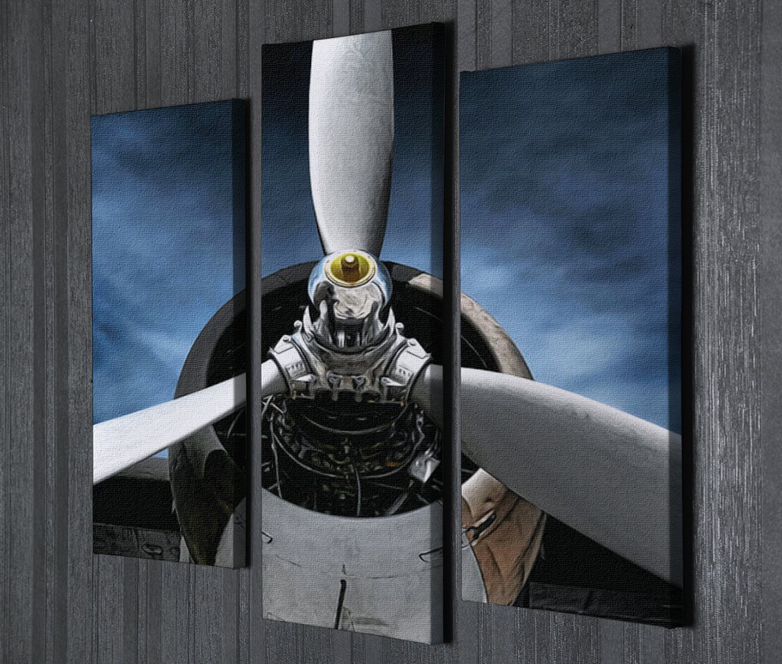 Uçak Pervanesi Kanvas Tablo