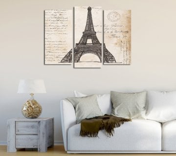 Eiffel Tower Kanvas Tablo
