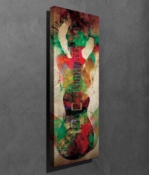 Gitar Kanvas Tablo