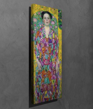 'Portrait Of Eugenia Primavesi' Gustav Klimt Kanvas Tablo