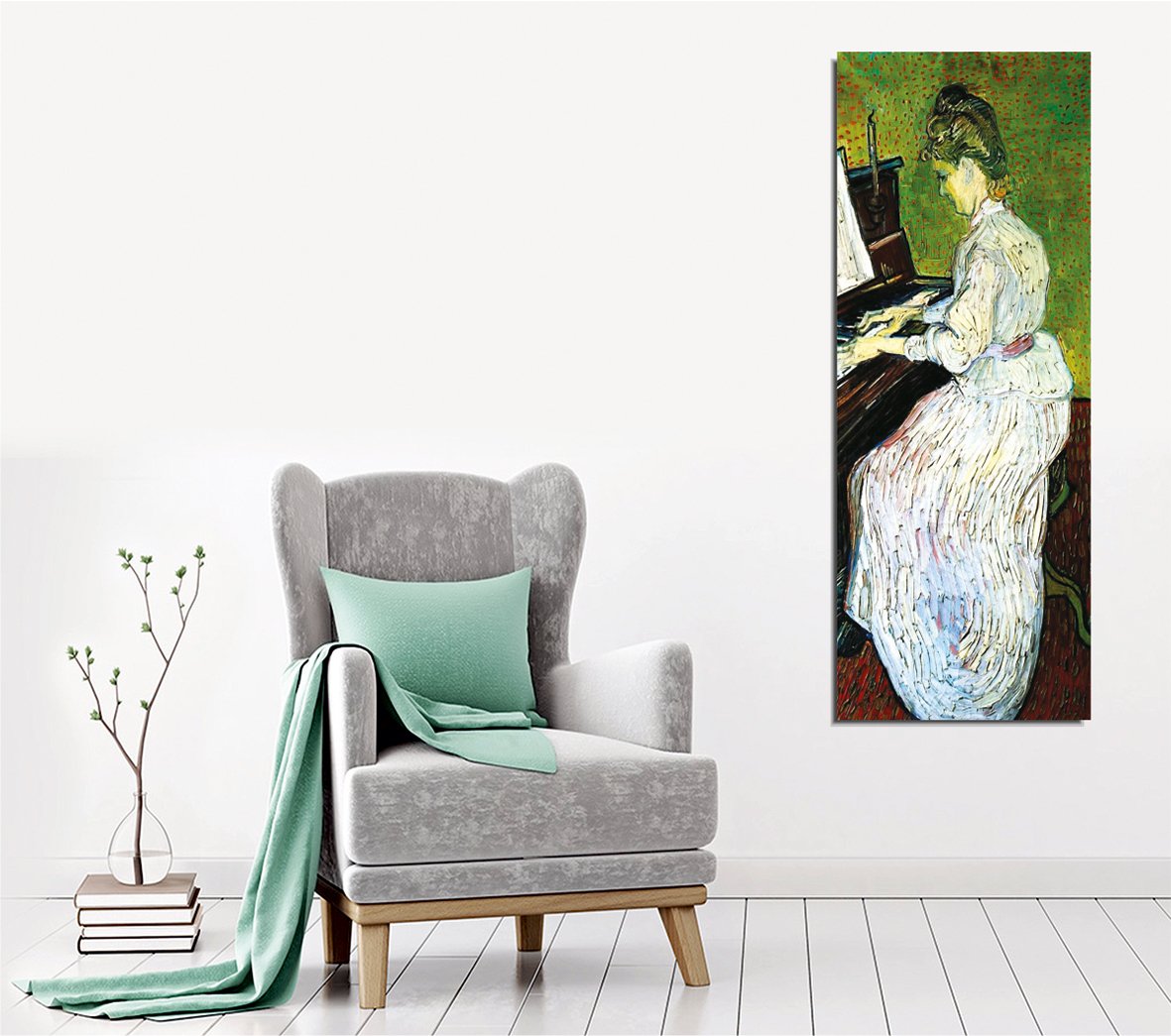 Piano Vincent Van Gogh Kanvas Tablo